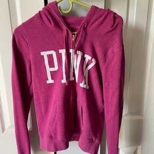Pink hoodie size small
